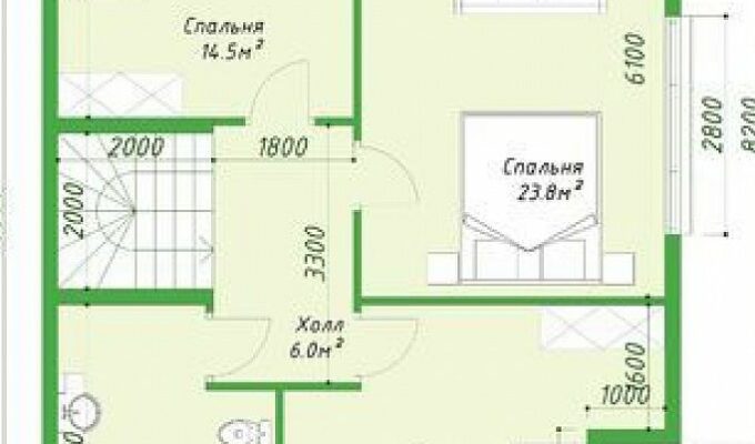 Каркасный дом «4384-259» 12х12 м