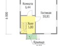 Каркасный дом «KD-52» 5х6 м