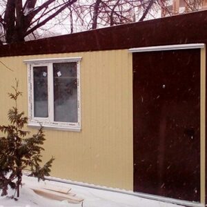 Пост охраны БП-06 со скатной кровлей 6х4